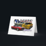 Klassiek-Amerikaans Kaart<br><div class="desc">Camaros</div>