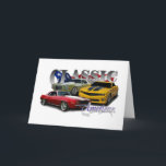 Klassiek-Amerikaans Kaart<br><div class="desc">Camaros</div>