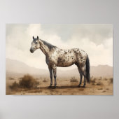Klassiek Amerikaans Poster van Appaloosa Horse (Voorkant)