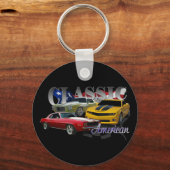 Klassiek Amerikaans Sleutelhanger (Voorkant)
