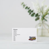 Klassiek Amerikaans Visitekaartje (Staand voorkant)