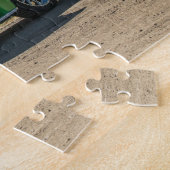 Klassiek  Antiek Amerikaans vrachtwagen Legpuzzel (Zijkant)