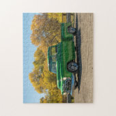 Klassiek  Antiek Amerikaans vrachtwagen Legpuzzel (Verticaal)