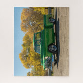 Klassiek  Antiek Amerikaans vrachtwagen Legpuzzel (Verticaal)