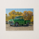 Klassiek  Antiek Amerikaans vrachtwagen Legpuzzel (Horizontaal)