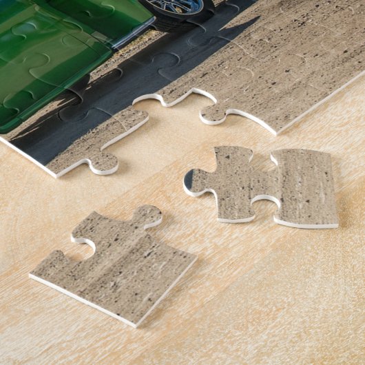 Klassiek  Antiek Amerikaans vrachtwagen Legpuzzel (Zijkant)