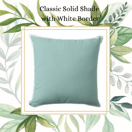 Klassiek Antiek blauw met witte rand Kussen