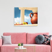 Klassiek antiek stilleven met een pitcher canvas afdruk (Insitu (Woonkamer))