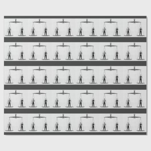 Klassiek Arbeid vs Management, Schalen van de Rech Cadeaupapier (Vlak)