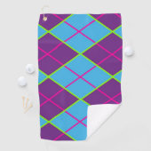 Klassiek Argyle-patroon Golfhanddoek (Insitu)