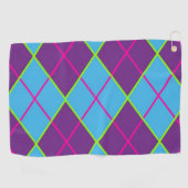 Klassiek Argyle-patroon Golfhanddoek (Horizontaal)