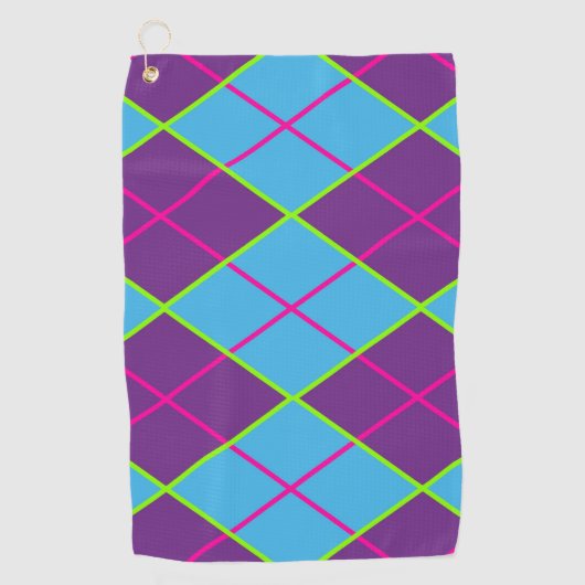 Klassiek Argyle-patroon Golfhanddoek (Voorkant)