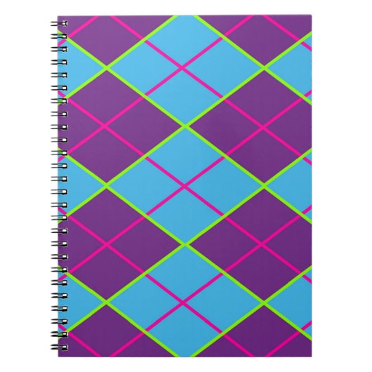 Klassiek Argyle-patroon Notitieboek (Voorkant)