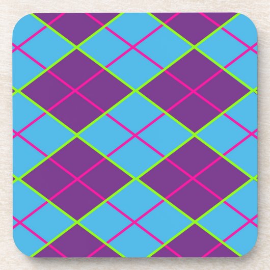Klassiek Argyle-patroon Onderzetter (Voorkant)