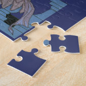 Klassiek Art Deco Bruidspaar, Verliefde Huwelijksd Legpuzzel (Zijkant)