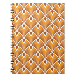 Klassiek Art Deco geometrisch patroon Notitieboek
