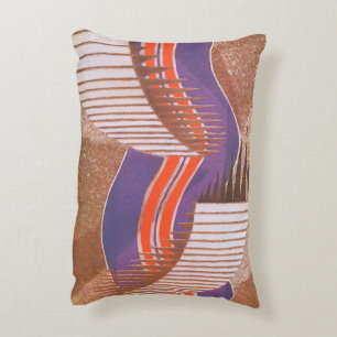 Klassiek Art Deco Jazz Pochoir Trap Patroon Accent Kussen