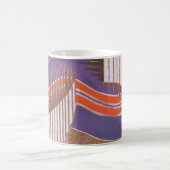 Klassiek Art Deco Jazz Pochoir Trap Patroon Koffiemok (Center)