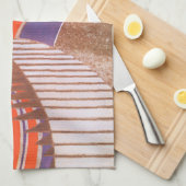 Klassiek Art Deco Jazz Pochoir Trap Patroon Theedoek (Quarter Fold)