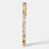 Klassiek Art Nouveau Pioenentuin Patroon van Mucha Case-Mate iPhone Case (Achterkant / Rechts)