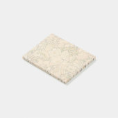 Klassiek Art Nouveau Pioenentuin Patroon van Mucha Post-it® Notes (Schuin)