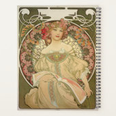 Klassiek Art Nouveau-posterontwerp Planner (Achterkant)