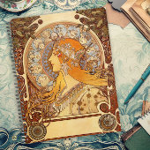 Klassiek Art Nouveau-posterontwerp Planner