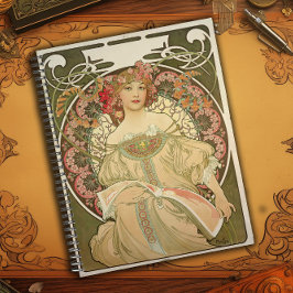 Klassiek Art Nouveau-posterontwerp Planner