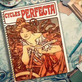 Klassiek Art Nouveau-posterontwerp Planner