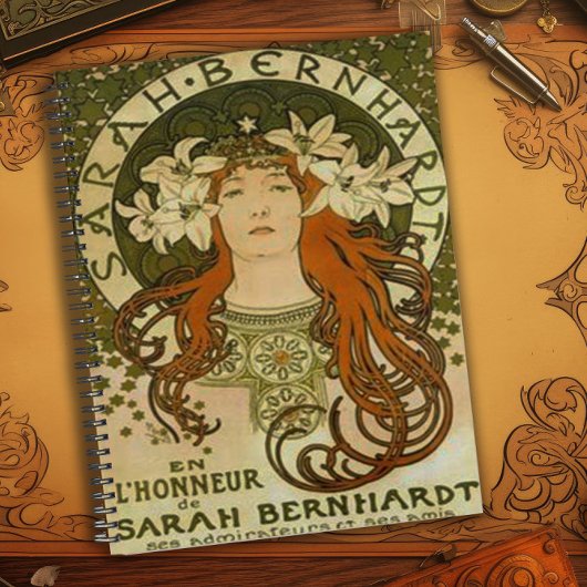 Klassiek Art Nouveau-posterontwerp Planner