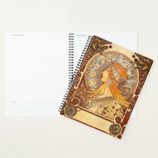Klassiek Art Nouveau-posterontwerp Planner (Display)