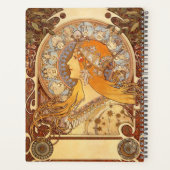 Klassiek Art Nouveau-posterontwerp Planner (Achterkant)