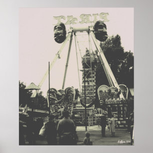 Klassiek Austria Wenen Prater pretpark Poster