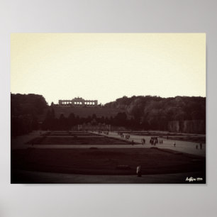 Klassiek Austria Wenen Schonbrunn Tuinen 1970 Poster