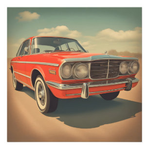 Klassiek auto poster