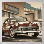 Klassiek auto poster (Voorkant)