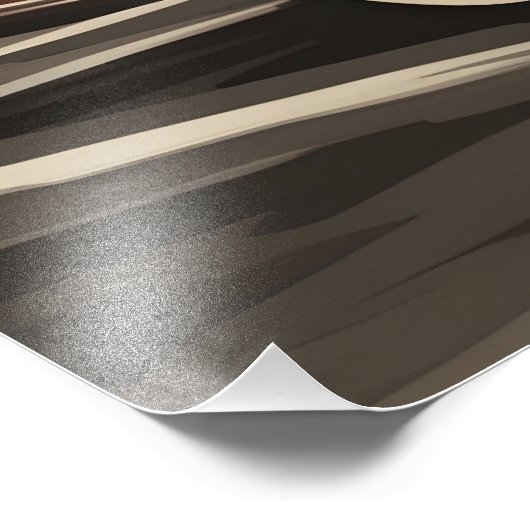 Klassiek auto poster (Hoek)