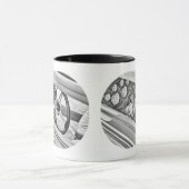 Klassiek auto Uitzicht in het raam van de bestuurd Mok (Midden)