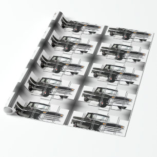 Klassiek autoafbeelding voor cadeaupapier