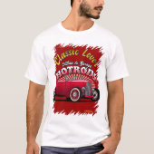 Klassiek Autodesign Hoodie T-shirt (Voorkant)