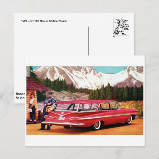 Klassiek automatisch Briefkaart (Voorkant / Achterkant)