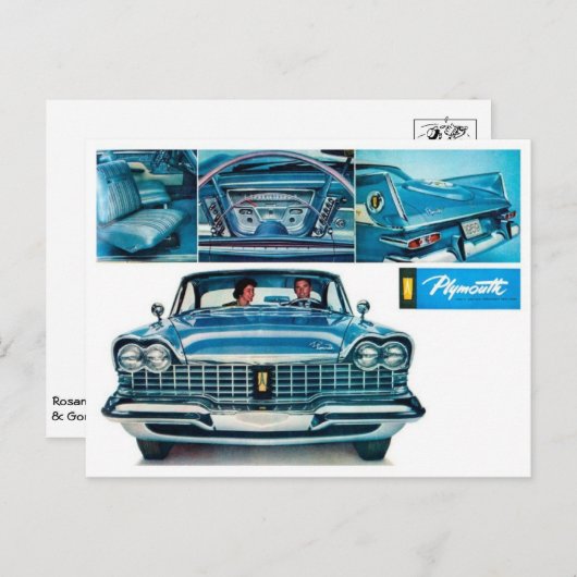 Klassiek automatisch Briefkaart (Voorkant / Achterkant)