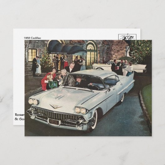 Klassiek automatisch Briefkaart (Voorkant / Achterkant)