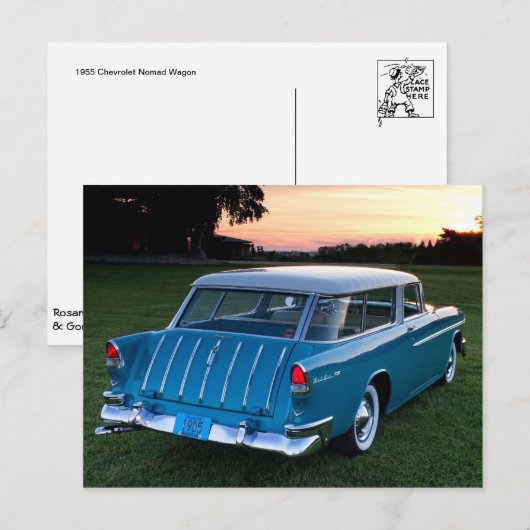 Klassiek automatisch Briefkaart (Voorkant / Achterkant)