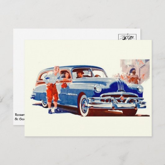 Klassiek automatisch Briefkaart (Voorkant / Achterkant)