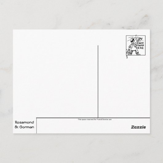 Klassiek automatisch Briefkaart (Achterkant)