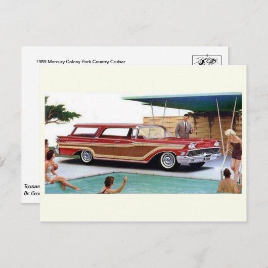 Klassiek automatisch Briefkaart (Voorkant / Achterkant)