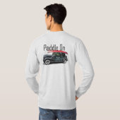 Klassiek autoontwerp - Mannen met lange basis T-shirt (Achterkant volledig)