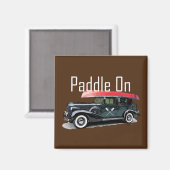 Klassiek autoontwerp - Teken magneet (Voorkant / Achterkant)