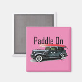 Klassiek autoontwerp - Teken magneet (Voorkant / Achterkant)